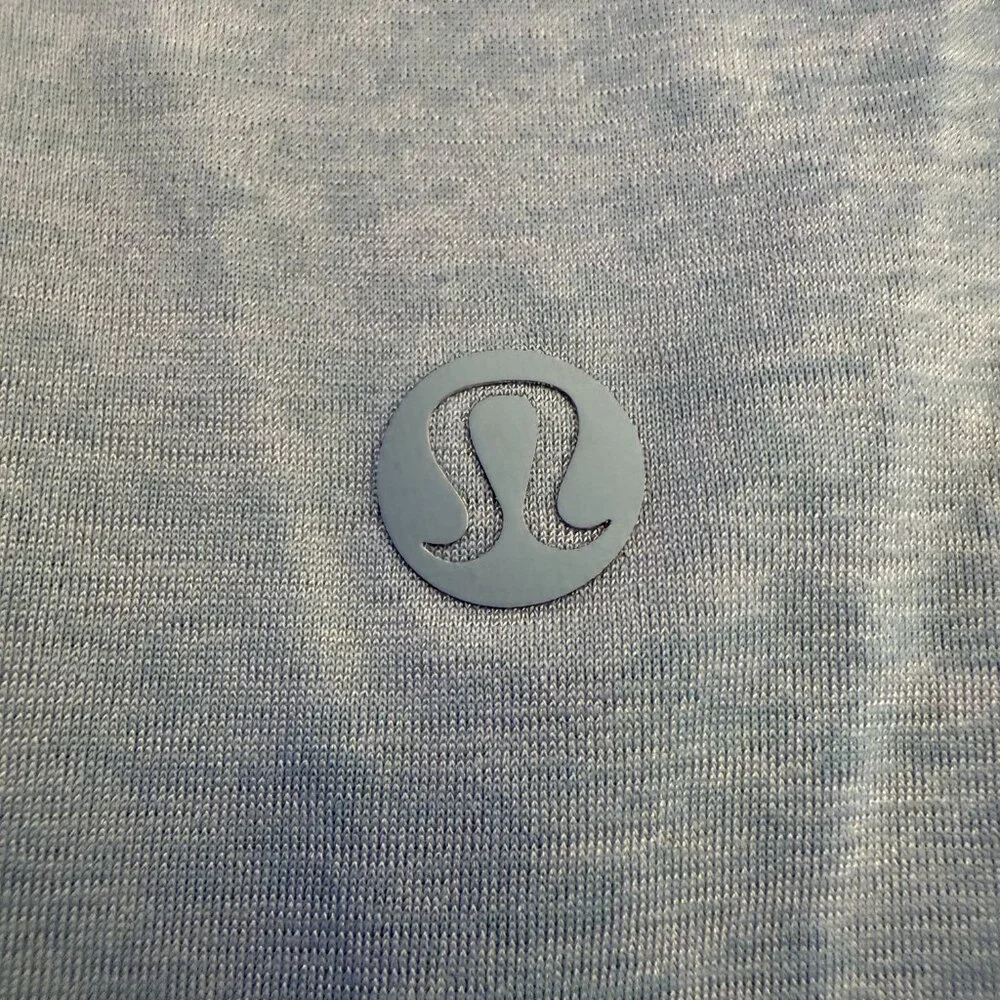 Lululemon Essential Tank *Pleated Blue Cast Size 10 - Picture 9 of 9